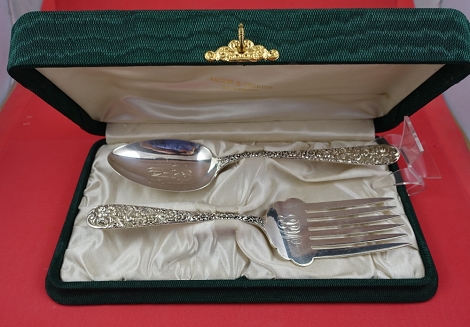 Salad Serving Set in fitted box 10